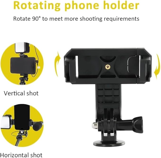 Live Set Fill Light Selfie Stick Tripod with Microphone – Foldable Selfie Stick for Mobile Phones