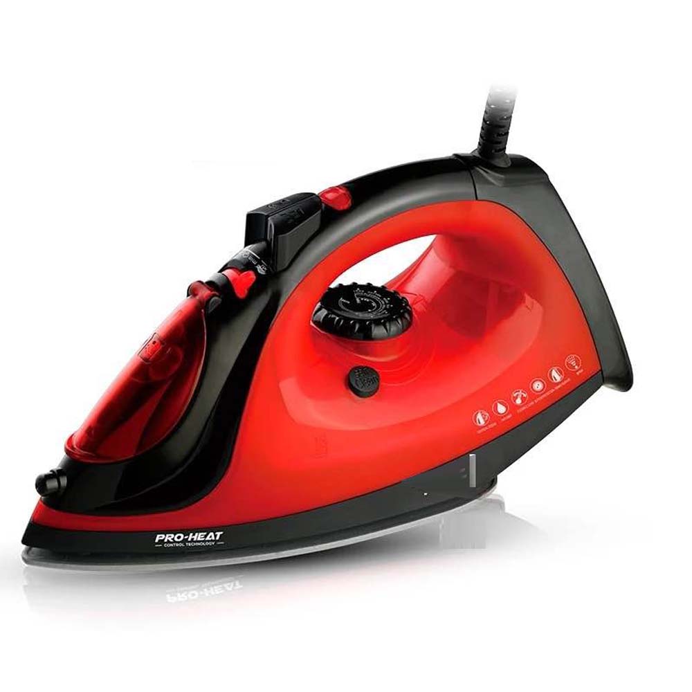 Portable Electric Steam Iron - Vertical Handheld Iron for Clothes, 220V/110V, Anti-Scratch Plate, Efficient Home Ironing