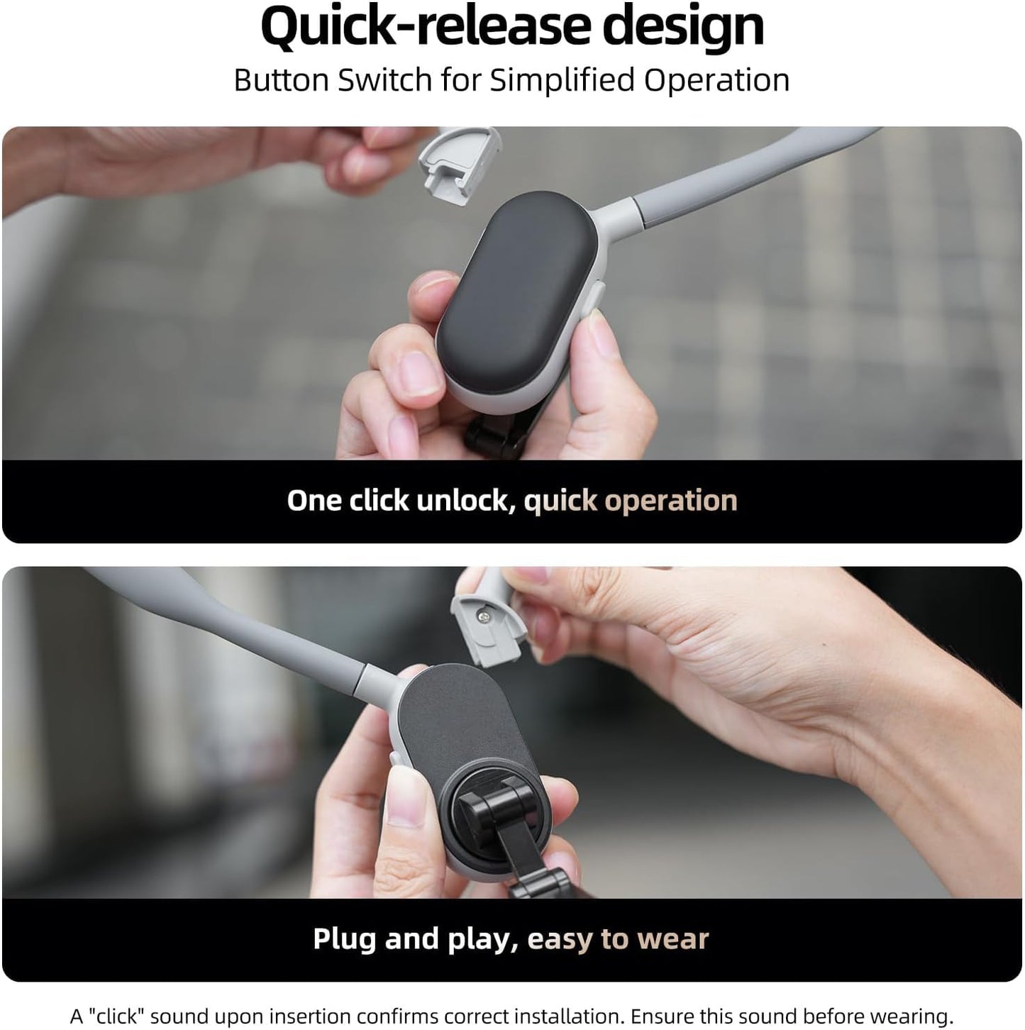 Magnetic Neck Mount - Hands-Free POV/Vlog Phone Holder, Multi-Angle, Compatible with iPhone & Android, Silicone Lazy Bracket