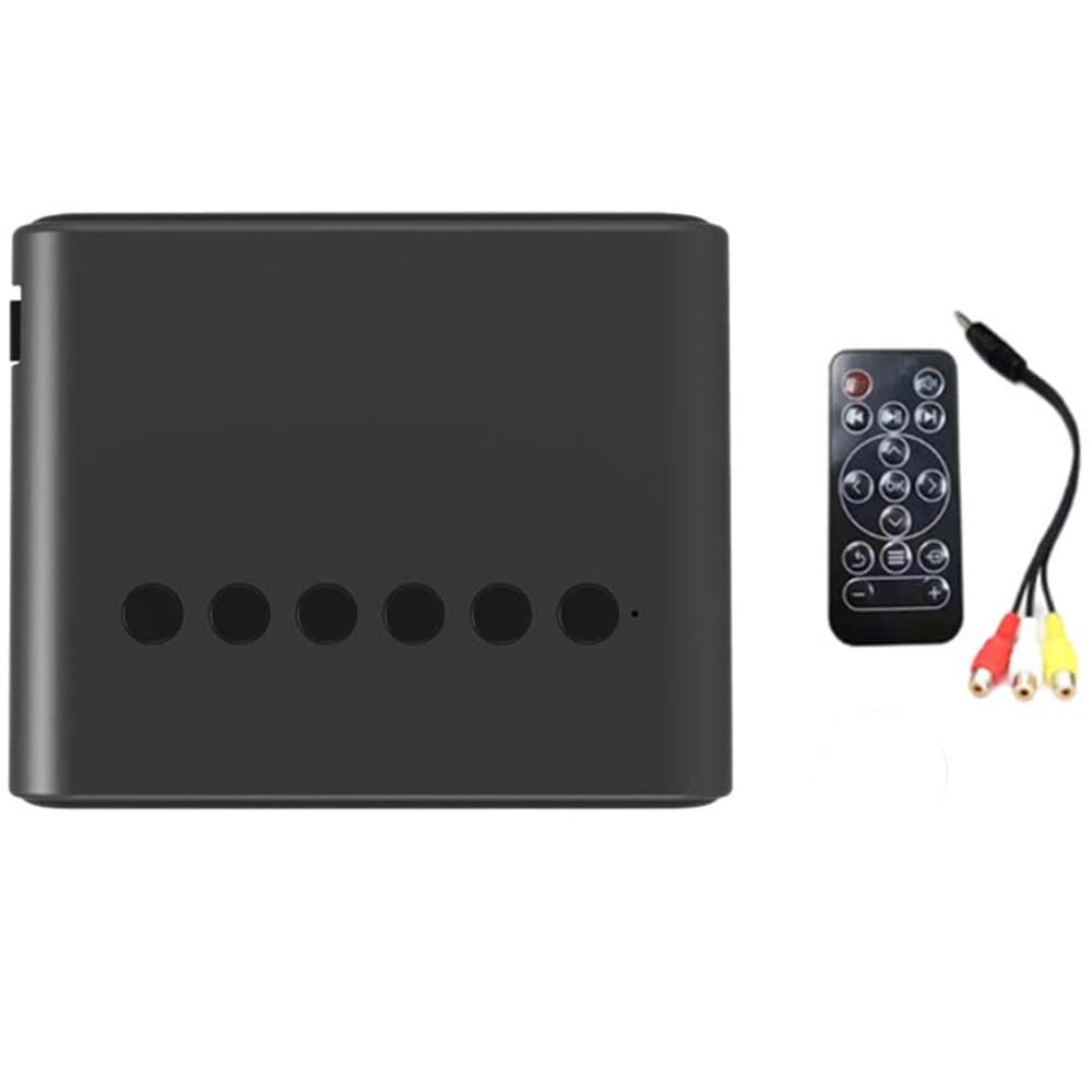 Mini Pocket Projector - HD Portable Movie Projector, Phone Screen Mirroring, Home Entertainment, Compact Black Design