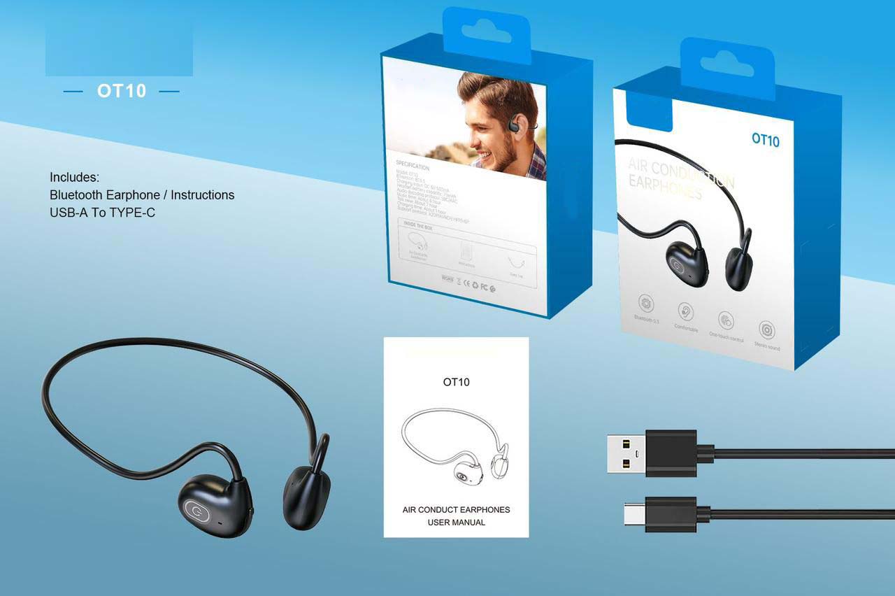 OT10 Neckband Earbuds – Comfortable Fit, Enhanced Audio Quality, Long Battery Life, Bluetooth 5.3 Wireless Headphones with Magnetic Earbuds