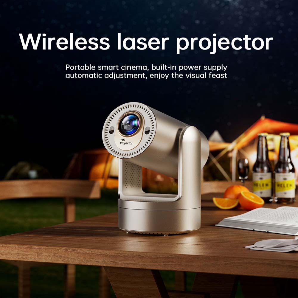 Mini Portable Projector - Pico, 3D, Internet-Ready, Built-In Speakers, Pocketable for Home, Outdoor, Business, Education