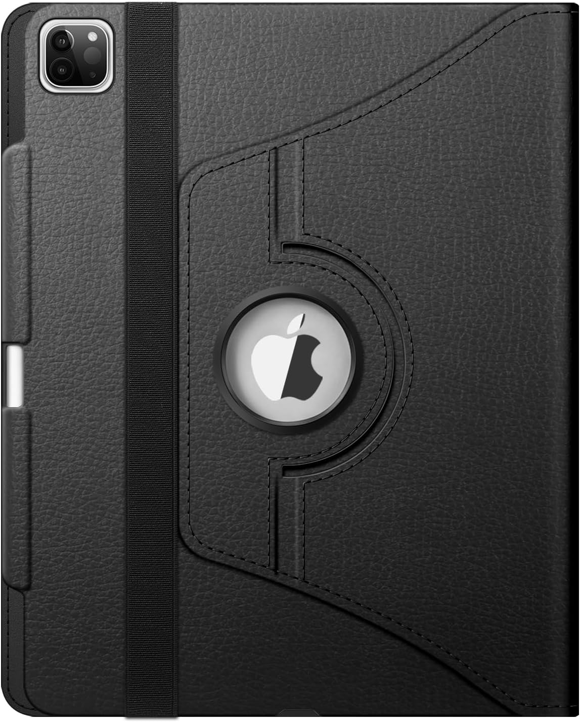 360° Rotating Case for iPad Pro 12.9" (2018-2022) - Auto Sleep/Wake Cover with Pencil Holder & Multi-Angle Stand ( Multi Colour)