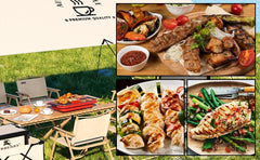 Smokeless Indoor/Outdoor Electric Grill | Portable Tabletop Grill with Adjustable Settings for Kitchen & BBQ | Perfect for Year-Round Grilling