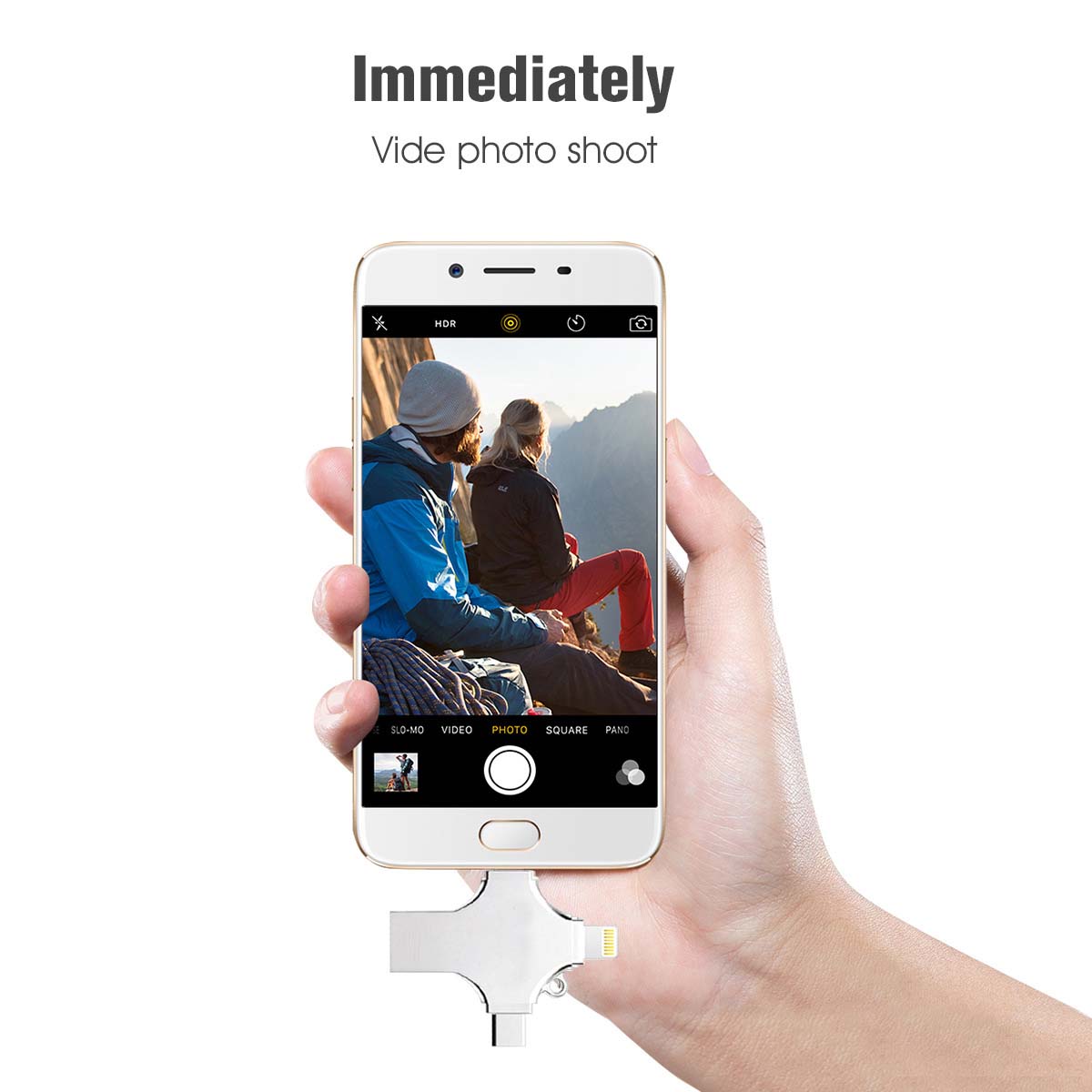 512GB 4-in-1 USB 3.0 Flash Drive - Compatible with iPhone, Android, iPad, Mac, PC, Galaxy S, Windows | High-Speed USB A, USB C, Micro USB & iPhone Connector | Ultra-Fast Thumb Drive, Jump Drive, Memory Stick, Portable Hard Drive for Seamless Data Transfer