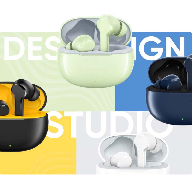 T110 Buds - Noise Cancelling Earbuds, 38H Playtime, Bluetooth 5.3, Deep Bass, IPX5 Waterproof - Premium Black In-Ear Headphones (Multi)