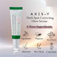 AXIS-Y Dark Spot Correcting Glow Serum - 50ml Brightening Treatment for Hyperpigmentation, Uneven Skin Tone & Dark Spots
