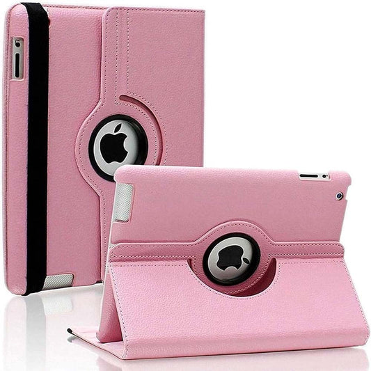 360° Rotating Stand Case for iPad 2/3/4 - Auto Wake/Sleep Smart Cover Protective Case with Multiple Viewing Angles (Multi Colour)