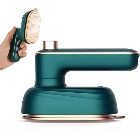 Handheld Steam Iron - 2-in-1 Garment Steamer & Dry Iron, Fast Heating, Rotatable Handle for Home & Travel