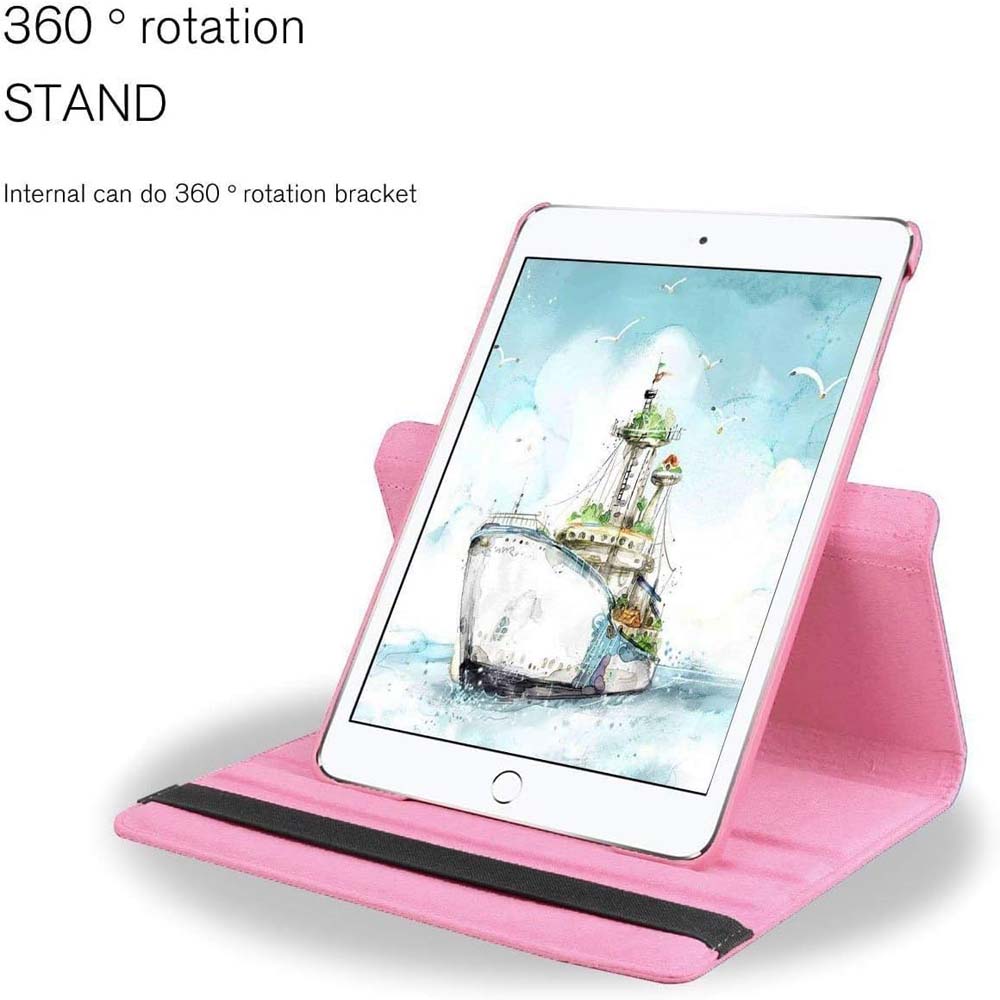 360° Rotating Stand Case for iPad 2/3/4 - Auto Wake/Sleep Smart Cover Protective Case with Multiple Viewing Angles (Multi Colour)