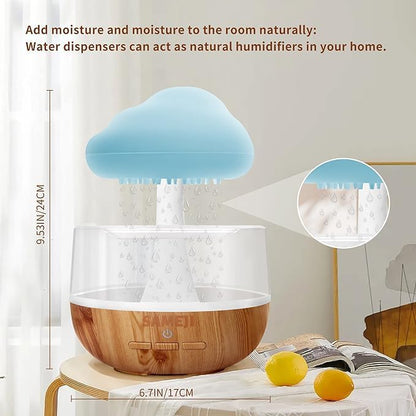 Raining Cloud Night Light Aromatherapy Diffuser – Your All-in-One Relaxation and Sleep Aid