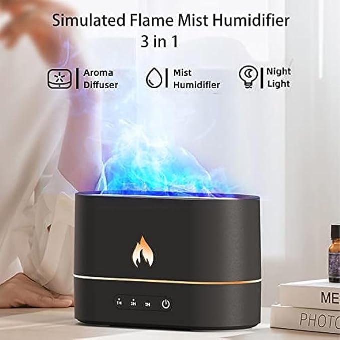 Flame Air Humidifier – The Ultrasonic Aromatherapy Experience with a Volcanic Twist