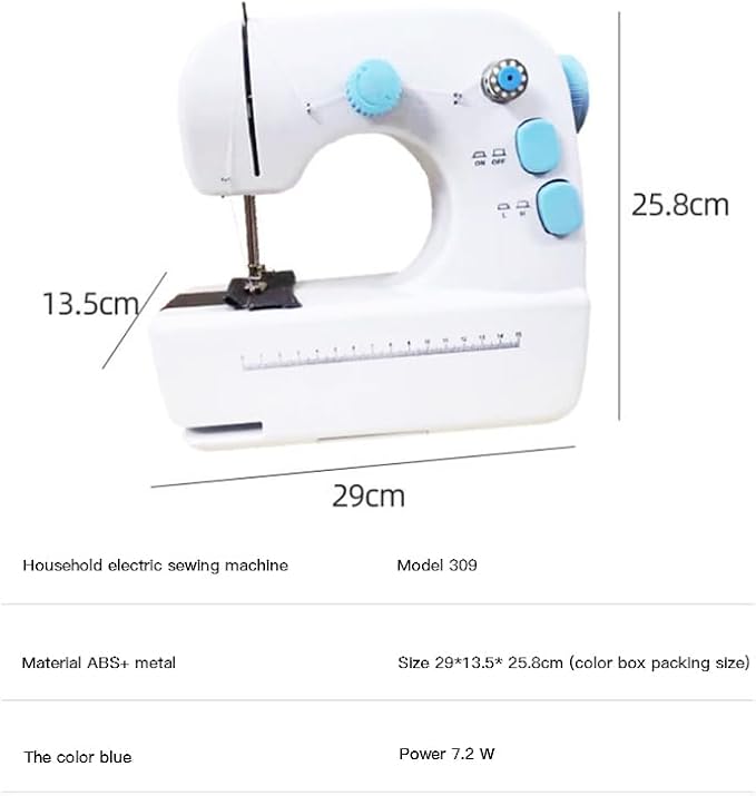 Beginner's Mini Sewing Machine | Portable & Perfect for DIY Projects and Household Use | Compact and Easy to Use
