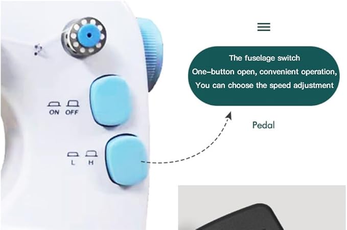 Beginner's Mini Sewing Machine | Portable & Perfect for DIY Projects and Household Use | Compact and Easy to Use