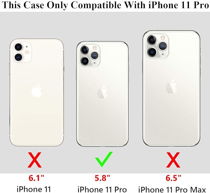 MagSafe Compatible Magnetic Phone Case with Camera Control | Military-Grade Shock Protection for iPhone 11, 11 Pro, 11 Pro Max – Includes Free Screen Protector