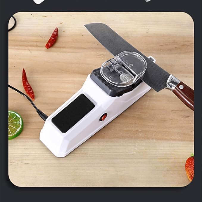 Premium Electric Knife Sharpener – Sturdy, Durable, and Stylish USB-Powered Tool for Safe and Efficient Sharpening