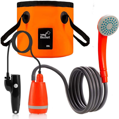 Portable Camping Shower - Outdoor/Indoor Water Shower for Travel, Beach, Swimming, and Pets, Eco-Friendly Design
