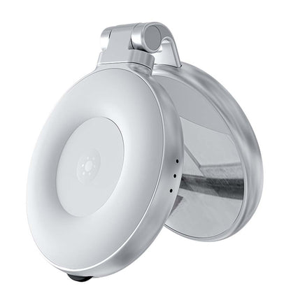 C03 Magnetic Selfie Light CRI97 LED ring light with 360° rotation & mirror. For selfies, videos, TikTok & Zoom calls.