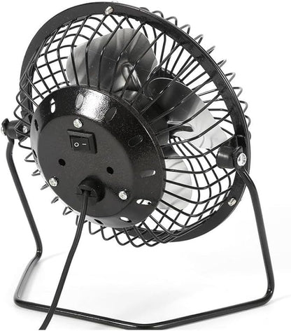 Portable Fan – Air Cooler Desktop Fan for Students | Metal Framework Mini Fan for Dormitory Use