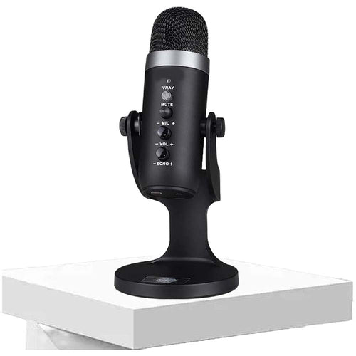 Mc-PW8 Professional USB Microphone – Condenser Desktop Microphone for Podcasting, Gaming, Streaming, and Recording