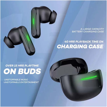 TWS Wireless Earbuds with ENC, V5.1 Bluetooth, Clear Call Effect, HD Sound, Long Battery Life, Sensitive Touch, Short Ear Handle Design, Type-C