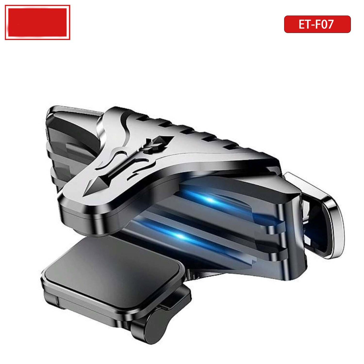 ET-F07 PUBG Mobile Game Triggers - Dual Shooting Buttons for Call of Duty & Mobile Games, Universal Clip-On for iOS/Android