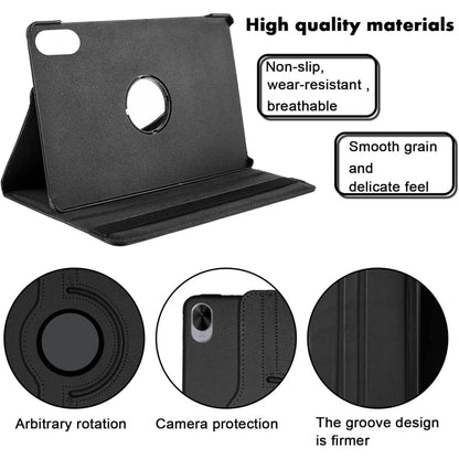360° Rotating Leather Stand Cover Case Compitable for Huawei MatePad Air 11.5 - with Auto Wake/Sleep (Multi Colour)