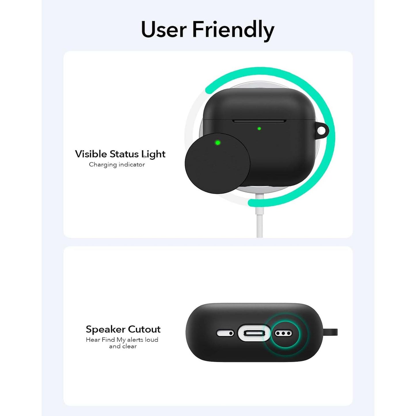 AirPods 4 Case (2024). USB-C compatible cover with magnetic lid lock & full drop protection. Soft multi-color cases.