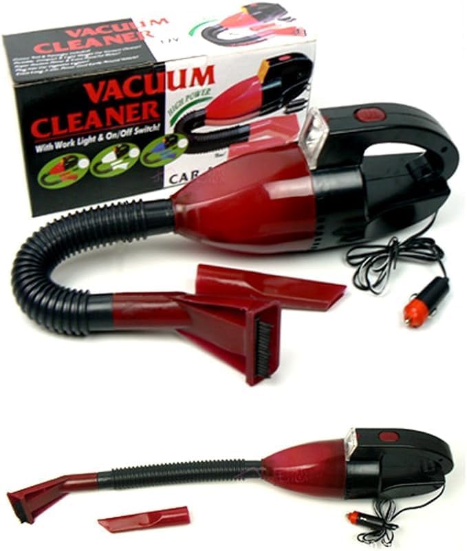 Auto 12V 60W Mini Portable Car Vacuum Cleaner – Versatile Wet/Dry Handheld Vacuum for Vehicles