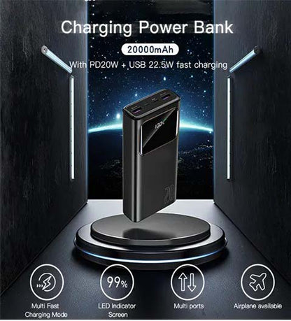 P30 20000mAh Fast Charging Power Bank – Reliable Portable Charger for All Devices