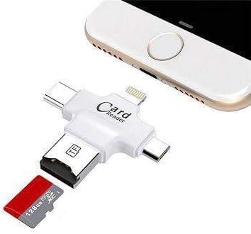Universal Card Reader – Compatible with iPhone, Samsung, Huawei, and HTC Devices - A Versatile Connectivity Solution