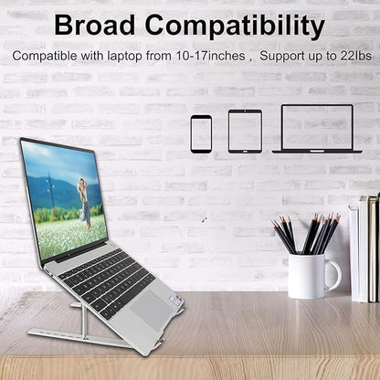 Creative Folding Laptop Stand – Adjustable, Portable Storage Bracket for Enhanced Ergonomics