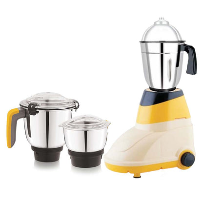 MG-537 Mixer Grinder - Powerful Motor with 3 Stainless Steel Jars for Dry/Wet Grinding