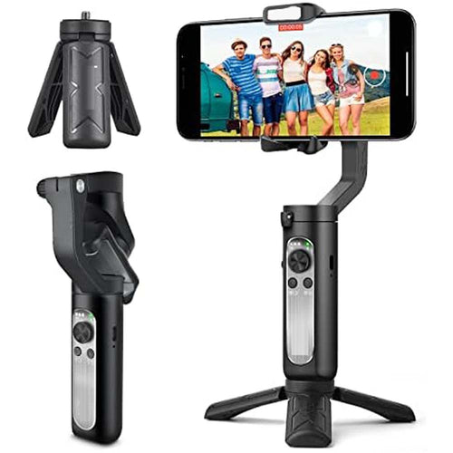 CQL 3-Axis Gimbal Stabilizer for Smartphones & Action Cameras | Precision Stabilization, Durable Design, Universal Compatibility