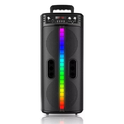 Portable 8-Inch Trolley Speaker – Powerful Bass with Bluetooth Connectivity, Ideal for Outdoor Parties