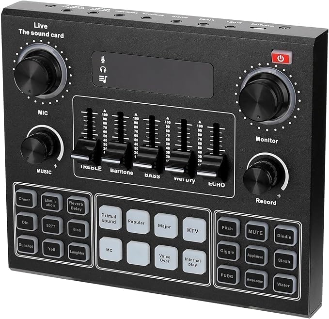 Elite V9 Sound Card & BM800 Pro Microphone Bundle: The Ultimate Setup for Advanced Broadcasting