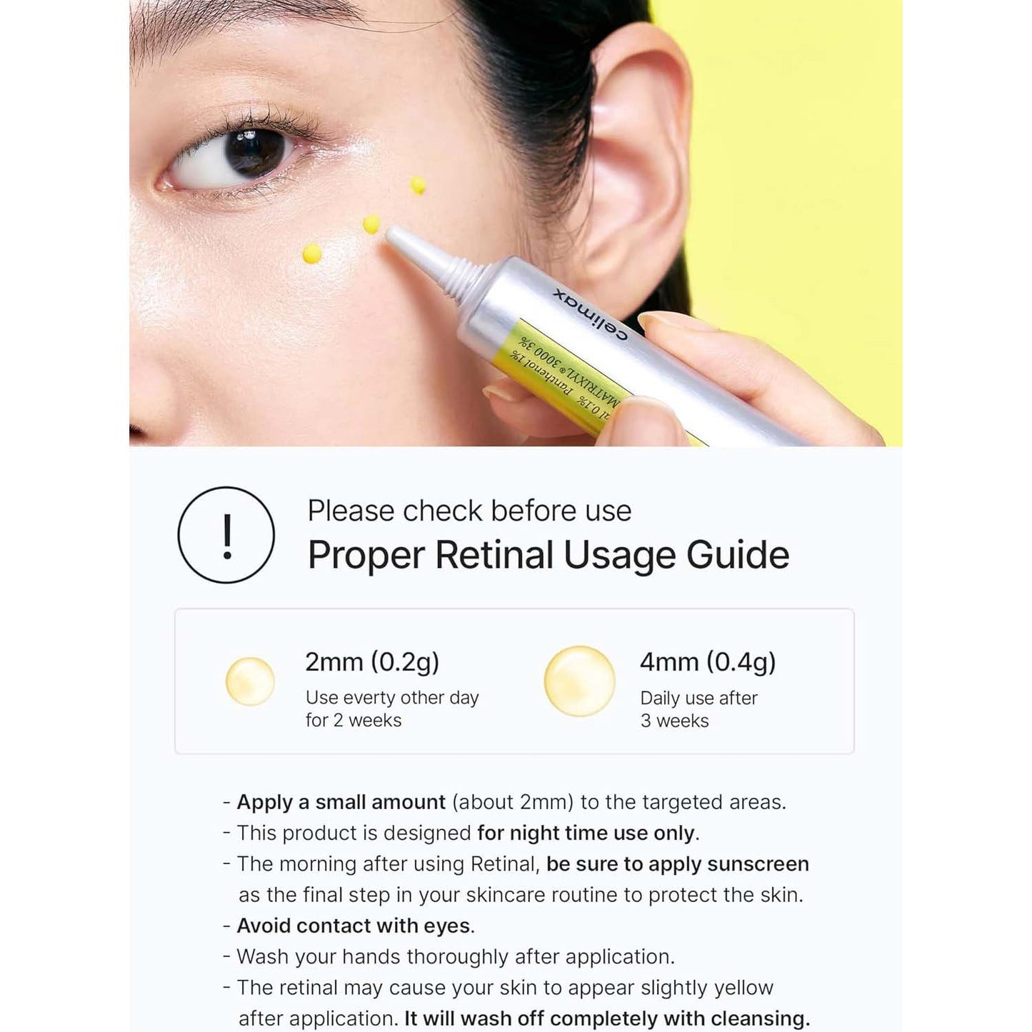 Vita A Retinal Shot Tightening Booster. Advanced retinal serum for deep wrinkles, firming & skin renewal. All skin types.