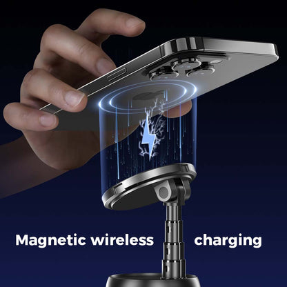 Q05 Smart Magnetic Charging Gimbal - 360° Rotation, AI Face Tracking, Phone Stabilizer with Magnetic Mount & Charging