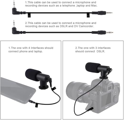 4-in-1 Vlogging Live Broadcast LED Selfie Fill Light Kit – Smartphone Video Rig with Microphone, Tripod Mount, and Cold Shoe Tripod Head - Blue