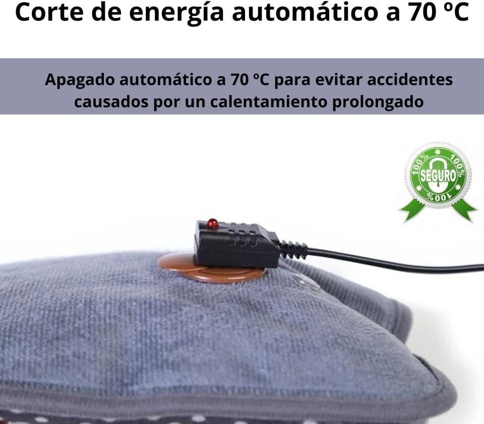 Rechargeable Electric Hot Water Bottle - Quick Heat in 15 Minutes, Portable & Effective for Muscle Pain Relief, Neck, Back, and Lumbar Pain, Warm Bed Companion - Soft, Durable, and Safe with 5-8 Hours Heat Retention