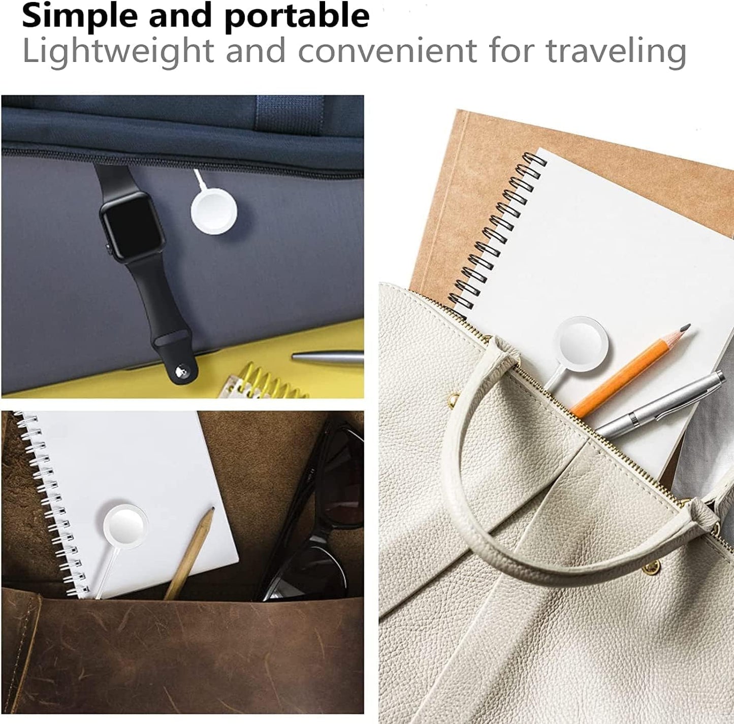 CW16 Wireless Charger | Compatible with iWatch Tabletop Charging | Fast, Convenient, and Sleek Design