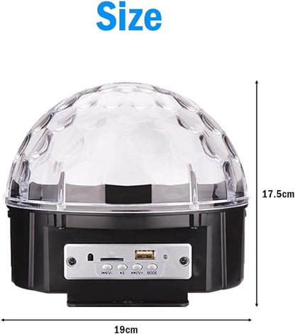 LED Disco Lights Party Lights | Rotating Crystal Magic Ball Lights for the Ultimate Party Atmosphere | Colorful Lighting for Any Occasion