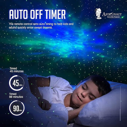 Astronaut Galaxy Star Projector Night Light | Astronaut LED Lamp with Timer & Remote | Starry Nebula Ceiling Projection | Aesthetic Room Decor for Gaming Room & Home Theater