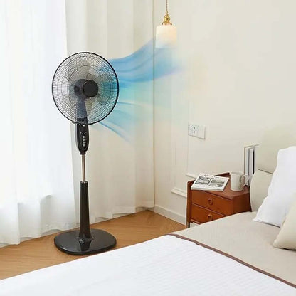 MSF-1672R 16" Luxury Stand Fan - Remote Control, 5-Speed, Silent Operation, Elegant Design for Home/Office (Multi-Colour)