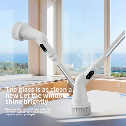 Cordless Electric Spin Scrubber - 7 Replaceable Brushes for Shower, Tub & Tile Cleaning, Baby-Safe Plastic Material