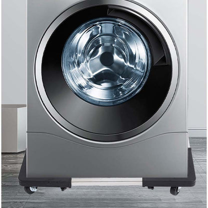 Adjustable Appliance Trolley with Wheels - Universal Stand for Refrigerator, Dishwasher, Air Cooler - Front & Top Load Support