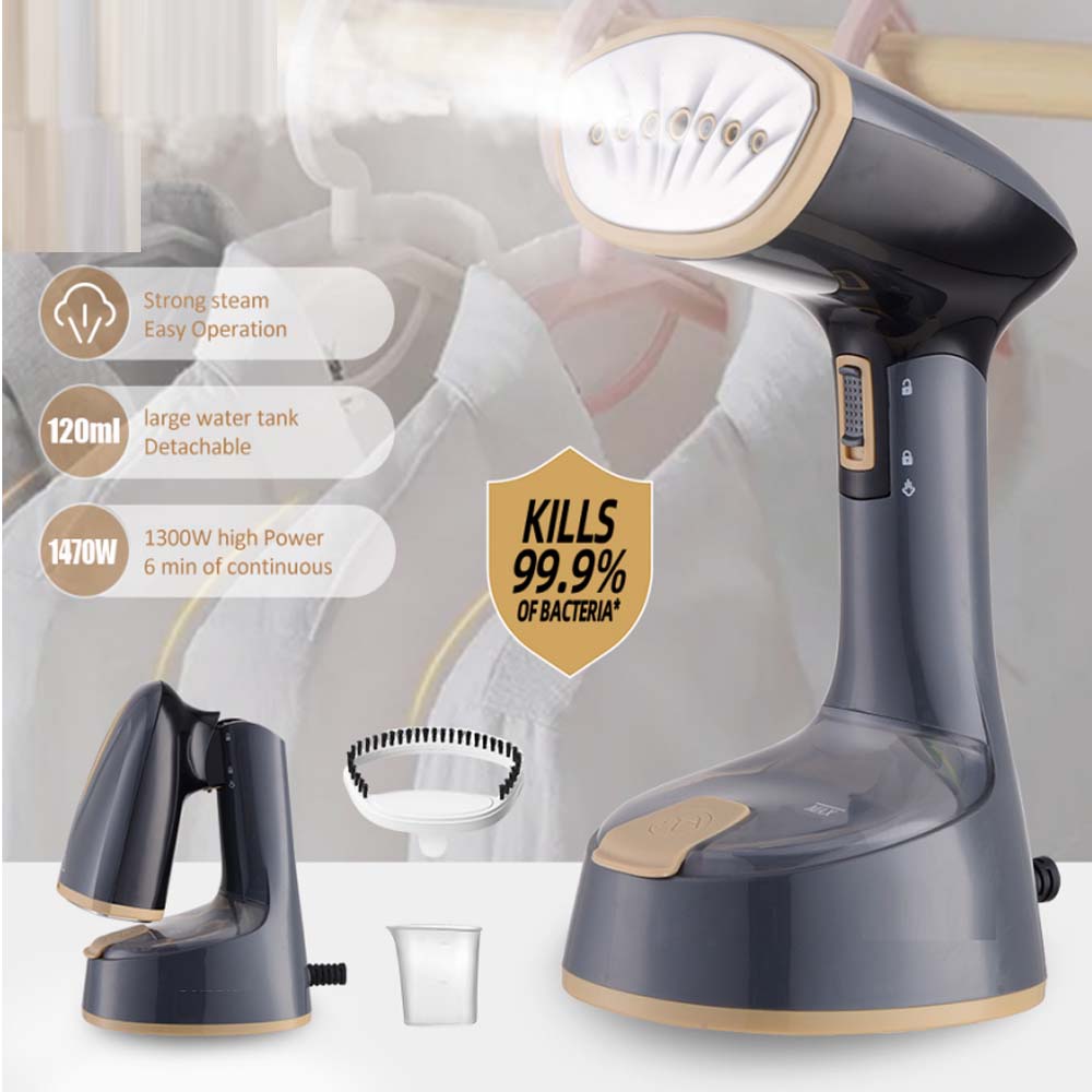 Handheld Steam Iron | 1470W Strong Power | 2 Gear Settings & 120ml Water Tank | Household Electric Steam Ironing Machine