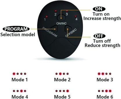 Vest Line Abdominal Muscle Sticker | Six-Pack Muscle Stimulator for Fitness | Black | Sculpt and Tone