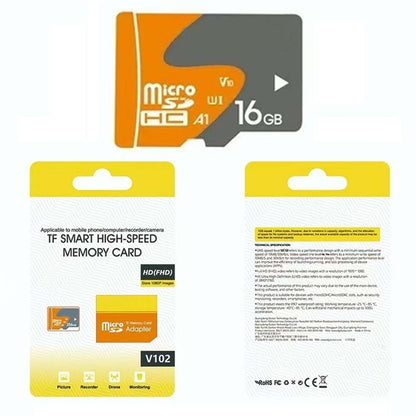 V102 16GB MicroSD Memory Card - High-Speed TF Storage for Phones, Tablets, Cameras & Gaming Devices