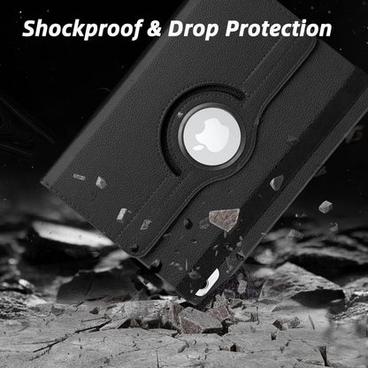 iPad 10th Gen 10.9" Leather Case - 360° Rotating Smart Cover with Auto Sleep/Wake & Multi-Angle Stand (Multi Colour)